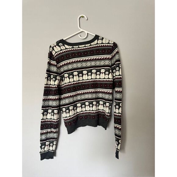 Forever 21 snowman Christmas sweater size large - Picture 2 of 3